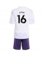 Manchester United Amad Diallo #16 Vieraspaita Lasten 2025-26 Lyhythihainen (+ shortsit)